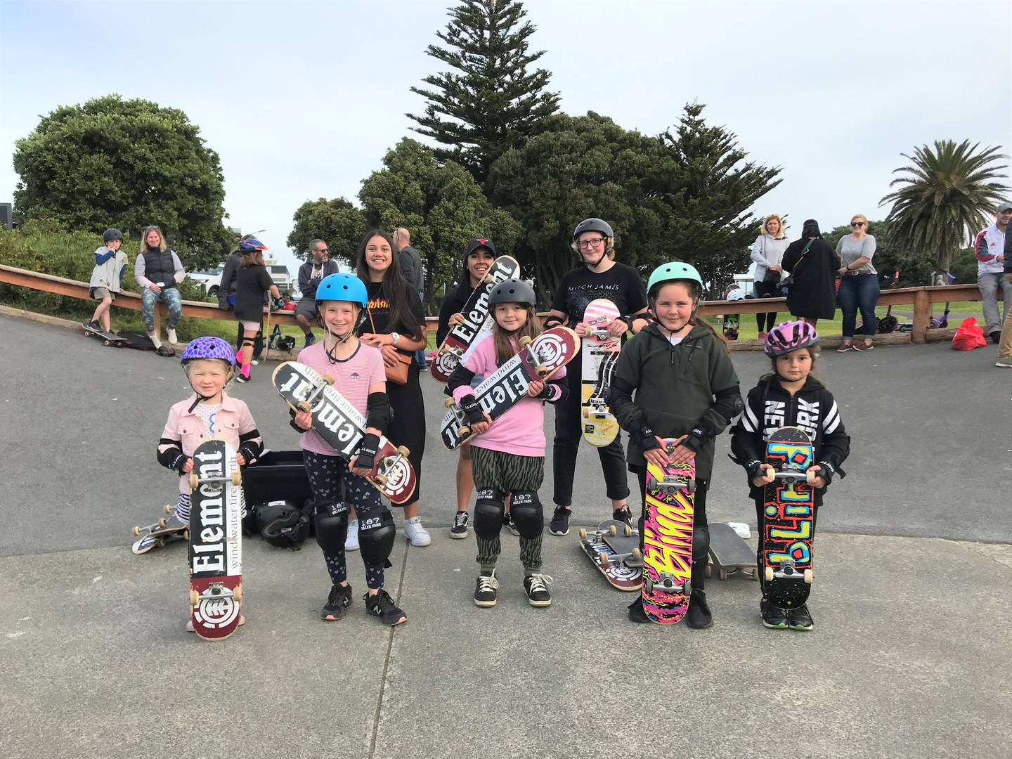 Free skateboarding sessions in Kāpiti are proving popular with young girls.