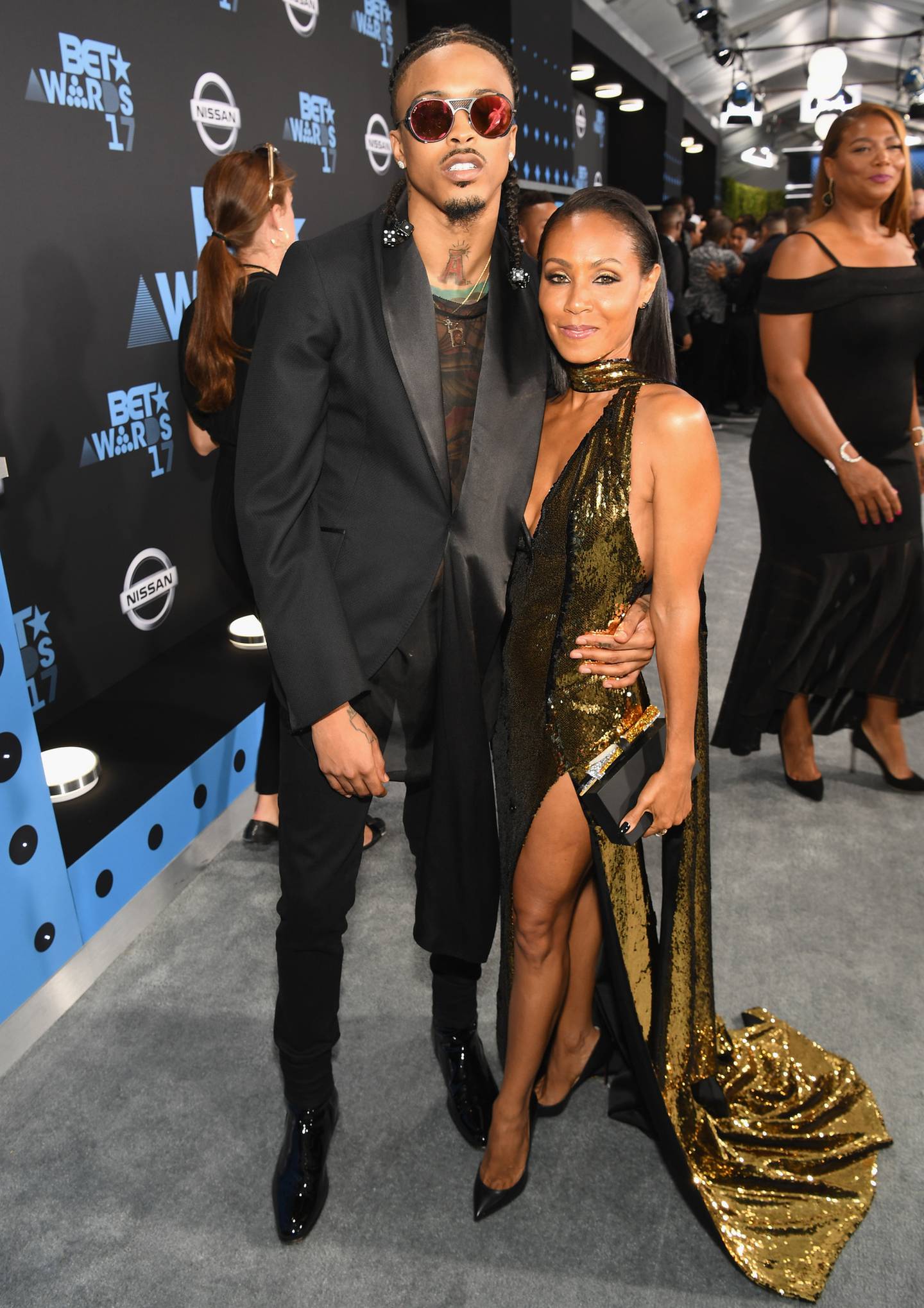 August Alsina and Jada Pinkett Smith at the 2017 BET Awards during their affair. Photo / Getty Images