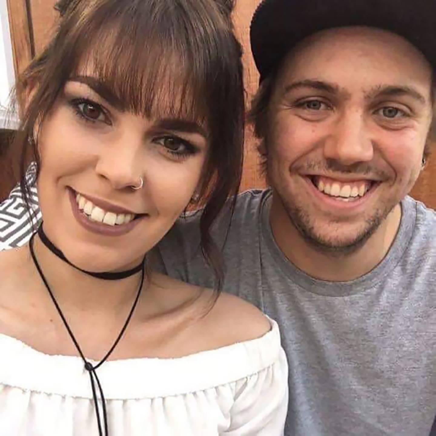 Rory Nairn aged 26 of Dunedin died 17 November. Pictured with fiancee Ashleigh Wilson. Photo / Supplied