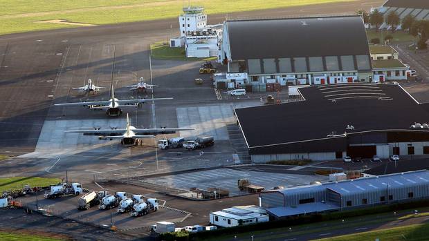 The New Zealand Defence Force has previously discovered soil and water contamination from PFOS, and a related substance PFOA, at its Ohakea (pictured) and Woodbourne airbases. Photo / File