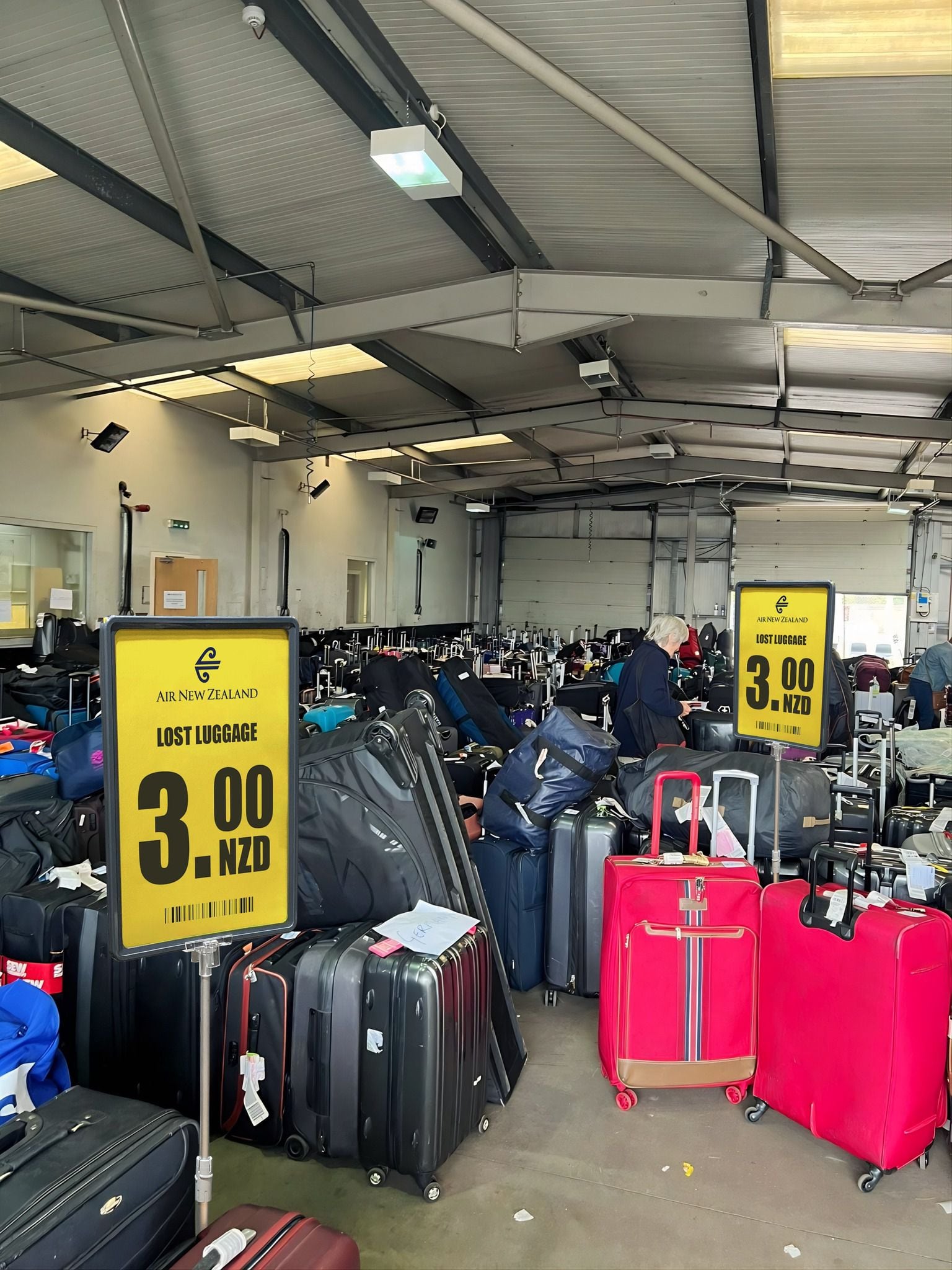 Air new zealand lost luggage on sale