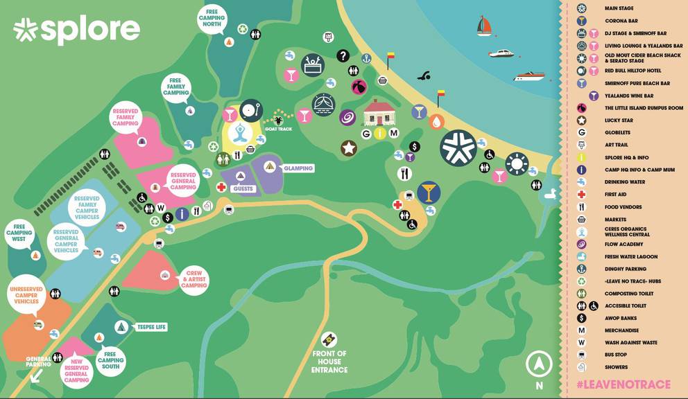 Splore reveals map, line-up for this weekend's festival - NZ Herald