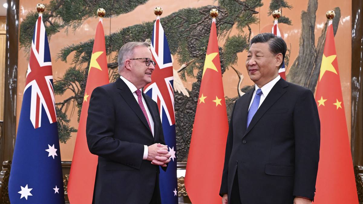 Premier Australii Anthony Albanese odpowiada na atak sonaru pulsacyjnego w Chinach