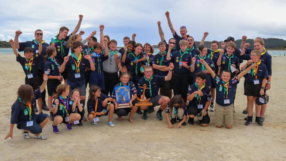 Waikato land and sea Scouts sail to Northland Regatta success in a