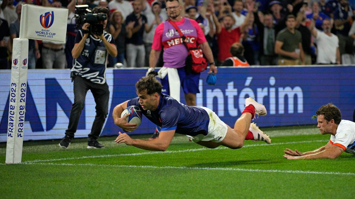 France v Namibia score, Rugby World Cup 2023 – France break World Cup record against 14-man Namibia
