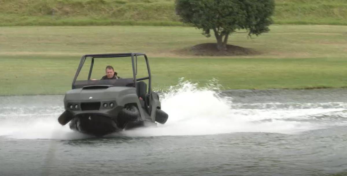 Alan Gibbs Latest Amphibious Vehicle On Show Nz Herald