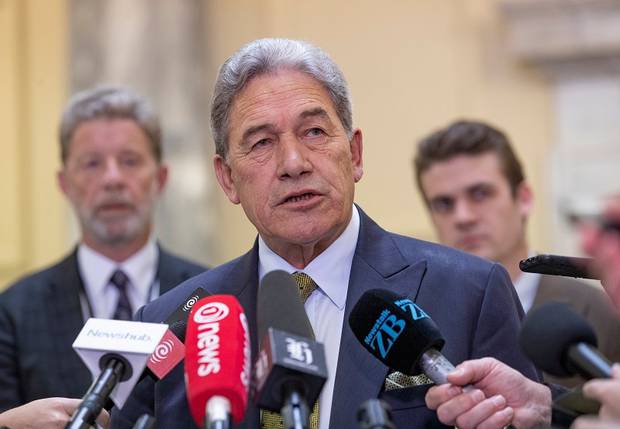 NZ First Leader Winston Peters. Photo / File
