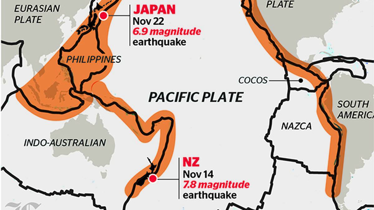 Ring of Fire: Countries constantly struck by volcanic ...