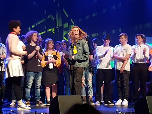 Noah Belchambers was rapt with winning the musicianship award. Photo / supplied