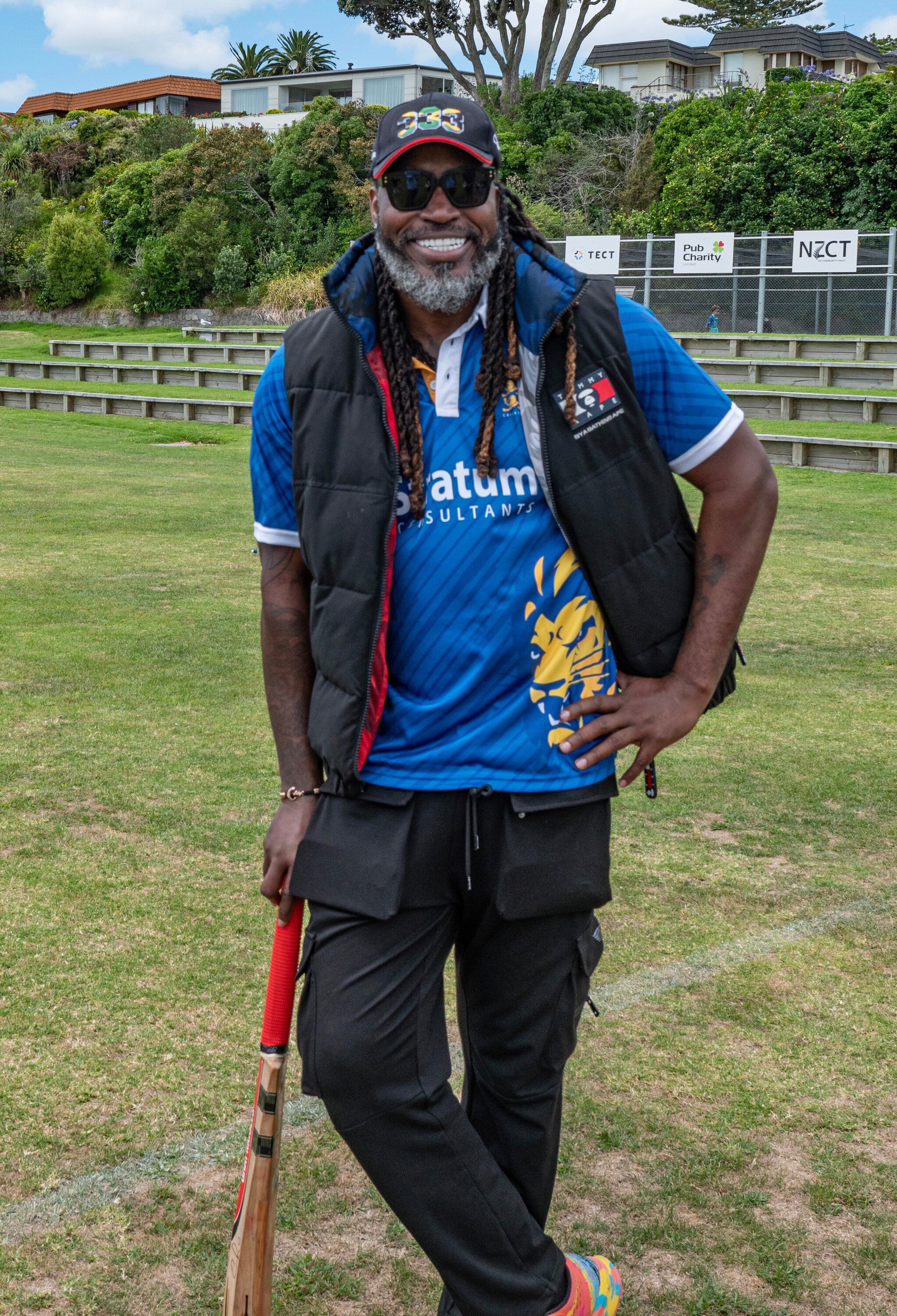 Gayle represented the West Indies for 20 years, amassing 19,593 runs.