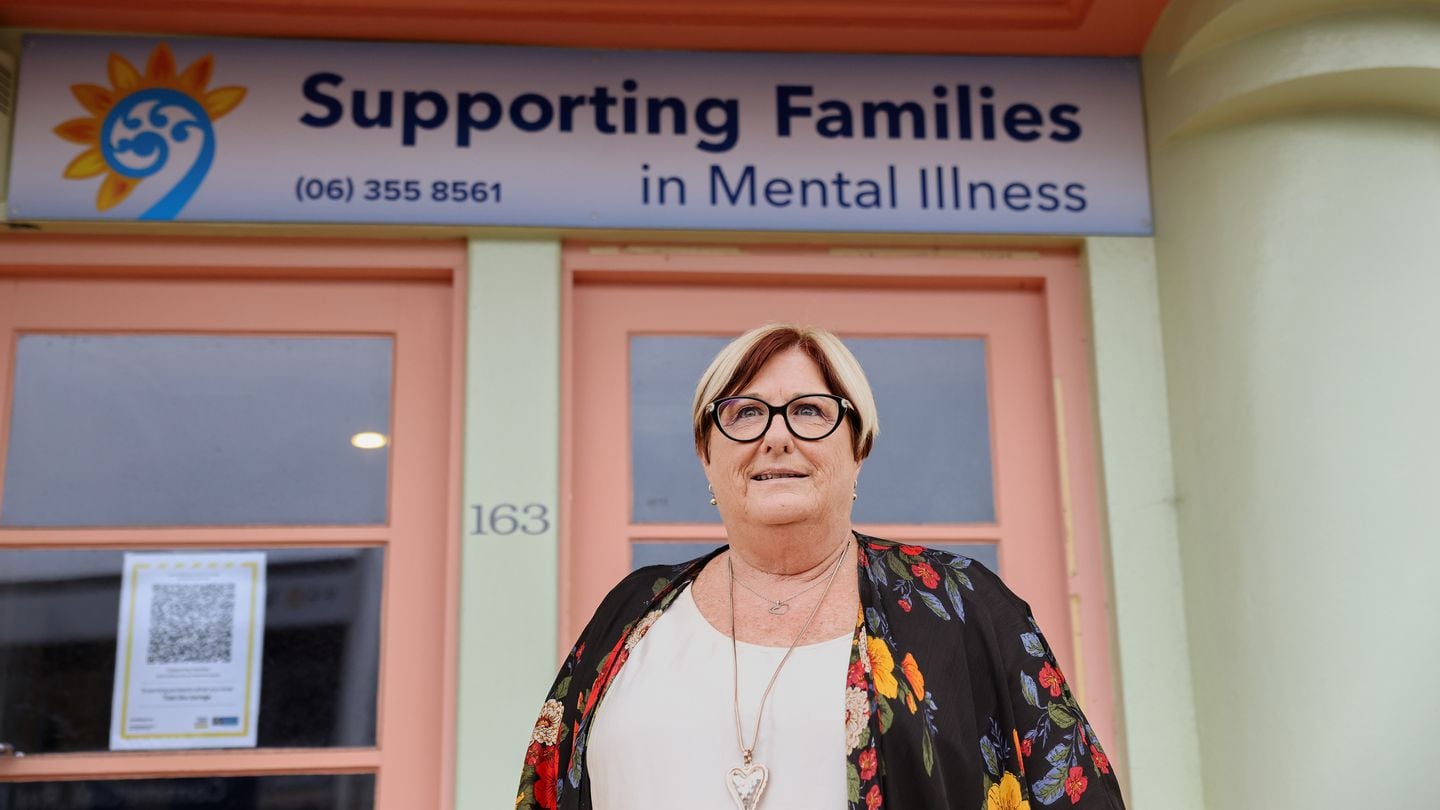 Supporting Families in Mental Illness manager Christine Zander-Campbell says  Covid, wild weather and wars are all factors increasing anxiety in children. Photo / Sonya Holm